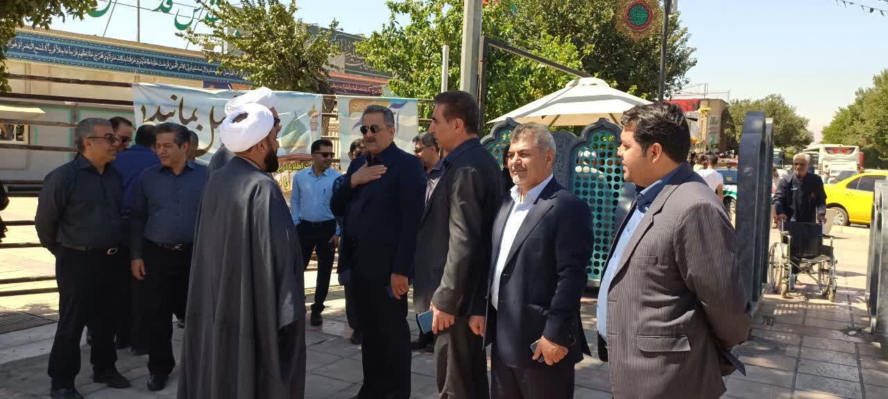 حضور رئیس سازمان امور عشایر در آیین وداع با رهبر شهید امت در شیراز