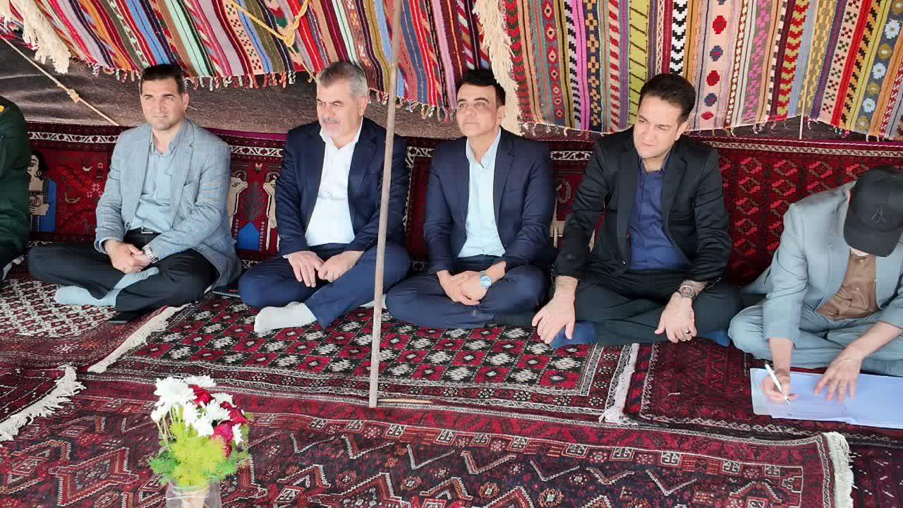 بازدید معاون توسعه و امور زیربنایی سازمان امور عشایر ایران از مناطق عشایری شهرستان قائنات