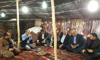 بازدید استاندار کرمانشاه از غرفه‌های عشایر در طاقبستان