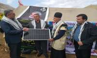 اهدای ۱۵۰ پنل خورشیدی به مدارس عشایری خوزستان